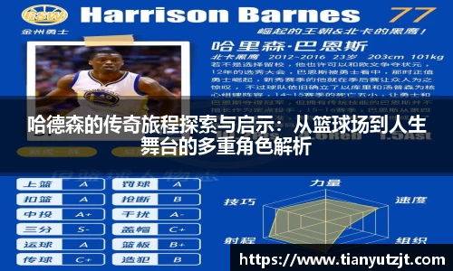哈德森的传奇旅程探索与启示：从篮球场到人生舞台的多重角色解析
