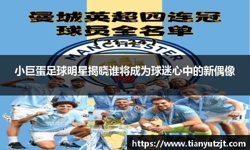 小巨蛋足球明星揭晓谁将成为球迷心中的新偶像